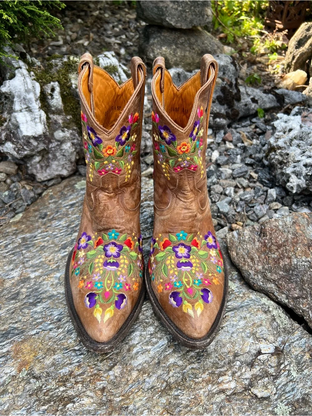 Price is firm. Old Gringo 10 B Sora Floral Western Cowboy Cowgirl ankle Boots